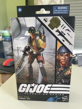 F7465 Hasbro G.i. Joe Classified Series Tunnel Rat #83 Action Figure 6 Inch Mib