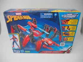 F7845 Hasbro Marvel Web Splashers Spider-man Crawl Ftn Blast Spider 2-in-1 Playset