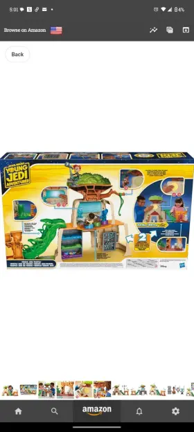F7879 Hasbro Star Wars Young Jedi Adventures Tenoo Temple Playset 20-inch Lights And Sound
