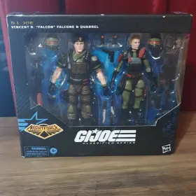 F9139 Hasbro G.i. Joe Classified Nightforce Falcon And Quarrel Action Figure Set 2-pack