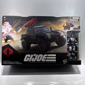 Hasbro F9211 G.i. Joe Classified Cobra Night Attack 4-wd Stinger And Driver Playset