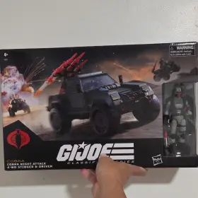 F9231 Hasbro G.i. Joe Cobra Night Attack 4-wd Stinger Vehicle And Driver