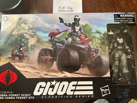 Hasbro F9239 G.i. Joe Classified Cobra Ferret Scout And Atv Playset