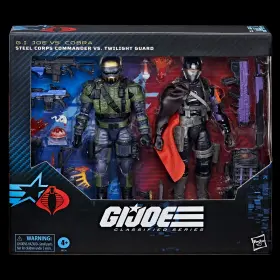G0316 Hasbro G.i. Joe Steel Corps Commander And Twilight Guard Action Figures Playset