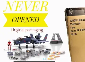 G14275l00 Hasbro Gi Joe Playset Action Figure Jet Accessories Original Packaging