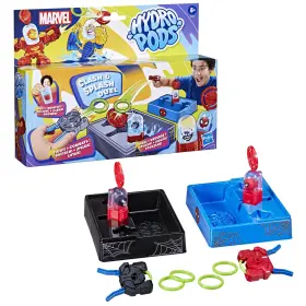 G1443 Hasbro Hydro Pods Marvel Clash Splash Duel Toy Battle Game With Spider Man And Venom