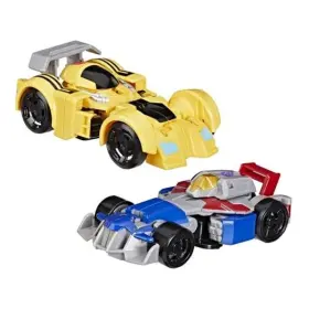 G1487 Hasbro Bumblebee And Starscream Bot Racers Easy To Change From Robot Toys Car