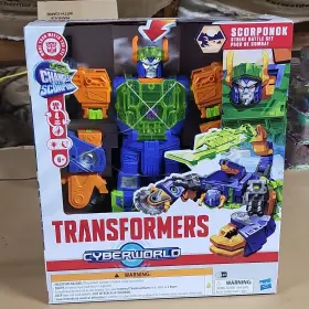G1659 Hasbro Transformers Cyberworld Scorponok Strike Battle Set Action Figure Playset