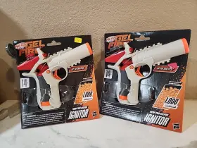 F9938us2 Hasbro Inc. Pro Gelfire Ignitor Blaster 2pk 1 000 Rounds 60 Round Capacity T-pull