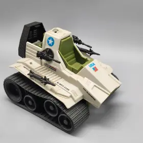 K-dp3-1586 Hasbro Vintage Gi Joe Sgt. Slaughter Triple T Tank Vehicle 1986 Army Toy Usa