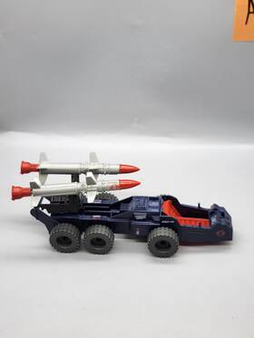 Hasbro M-5061-2 Vintage 1987 G.i. Joe Cobra Missile Truck Playset Blue Toy Loose