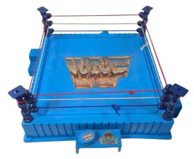 M-5837 Hasbro Vtg 80s Wwf Wwe Titan Sports Wrestling Ring Ropes Turnbuckles 1989 #2