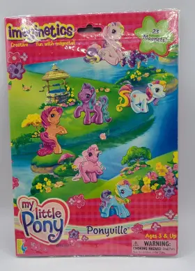 M86012 Hasbro My Little Pony Imaginetics Magnetic Scene And 23 Magnets Ponyville Nos 2004