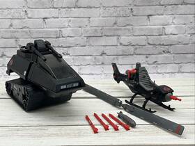 Hasbro N155967 Vtg Lot 2 G.i. Joe Cobra Hiss Tank Black / Fang For Parts Incomplete