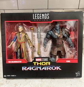 Hasbro Pn000035726 Marvel Studios Thor Ragnarok Grandmaster And Korg Playset Figures Boxed