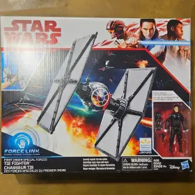 Pn00015543 Hasbro Star Wars Force Link Tie Fighter Playset With Pilot Figure Blast-off Wings