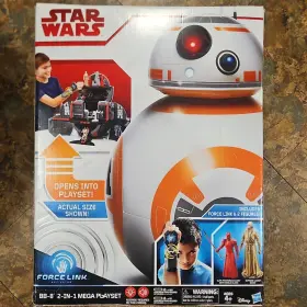 Pn00019673 Hasbro Star Wars Bb-8 2-in-1 Mega Playset Force Link With Praetorian Guard Snoke