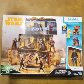 Pn00025832 Hasbro Star Wars Force Link 2.0 Kessel Playset With Han Solo Figure Exclusive Boxed