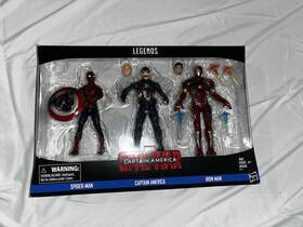 Hasbro S1301 Marvel Civil War Action Figure Playset Spider-man Iron Man Captain Ameri