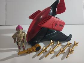 Hasbro Th95 Action Figure Nullifier Vehicle Lot Vintage Cobra Complete