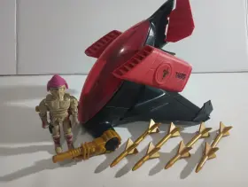 Th95 Hasbro Action Figure Nullifier Vehicle Lot Vintage Cobra Complete