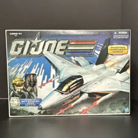 Xp-21f Hasbro G.i. Joe Combat Jet Sky Striker Playset Capt. Ace Figure Boxed