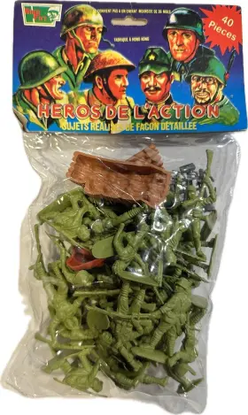 1e8988d1-a98 Hing Fat Vintage Unbreakable Action Figures Plastic Heroes Unopened 40 Pc