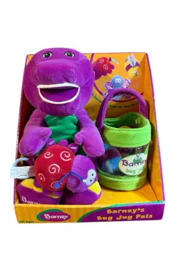 91956 Hit Entertainment Nos Vintage 2005 Barneys Bug Jug Pals Rare Barney The Dinosaur Lyons