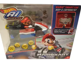 Hot Wheels Ai 887961488074 Mario Kart Racing Smart Car Body Cartridge Kit Playset