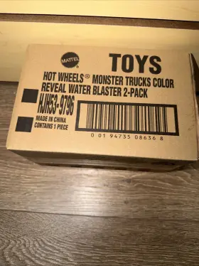 B09nrwjzy3 Hot Wheels Monster Trucks Color Reveal 2-pack Clip-on Water Tank 2 Toy