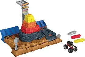 Hnb96 Hot Wheels Monster Trucks Playset And Toy Truck Arena Smashers Bone Shaker