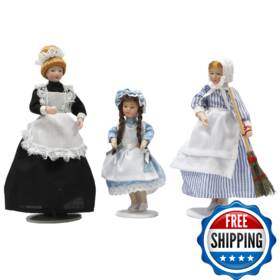 Iland B0g485q9xl Victorian Dollhouse People For 1 12 Scale Accessories 6 Inch Miniature Dol