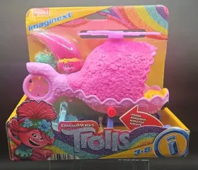 Imaginext 194735130689 Fisher Price Trolls Helicopter