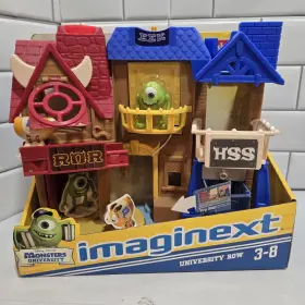 Imaginext 746775165307 Fisher-price Monsters University Row Playset Nib