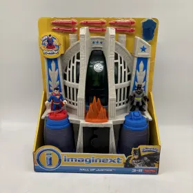 Imaginext 887961080636 Dc Super Heros Justice League Hall Of Play Set Brand New