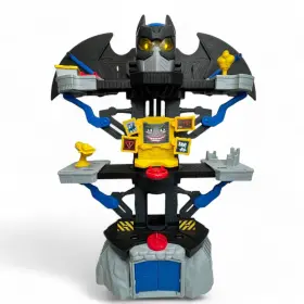 Chh91 Imaginext Fisher-price Batman Dc Comics Bat Cave Play Set Eyes Light Up Age 3