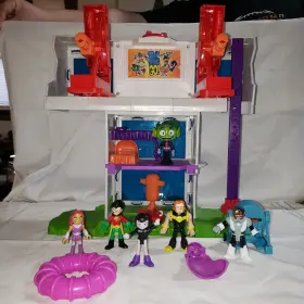 Fbw87 Imaginext Teen Titans Go 2016 Mattel Tower Playset