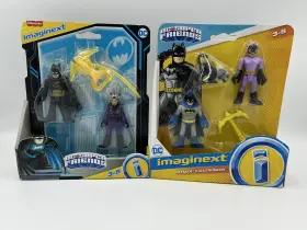Gwp59 Imaginext Two Different Batman And Catwoman Dc Super Friends Lot Of