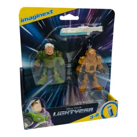 Hgt36 Imaginext Disney Pixar Lightyear Darby Steel And Zap Patrol Action Figure Toy Set