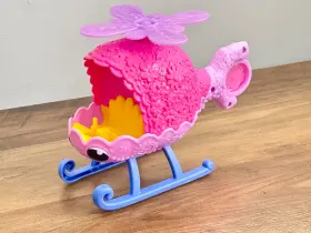 Hml51 Imaginext Dreamworks Trolls Poppys Helicopter Toy 2022 Mattel Pink Purple