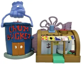 W9639 Imaginext 2012 Spongebob Squarepants Krusty Krab Chum Bucket Playset Only