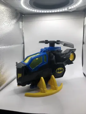 Y2473 Imaginext Dc Super Friends Batman 8 Inch Batcopter Helicopter