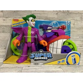 Intelex 194735190478 Imaginext Dc Super Friends The Joker Xl Figure And Laff Cycle Vehicle Set
