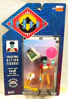 30012 Irwin Vintage 1995 Reboot Dot Action Figure #30012 L K