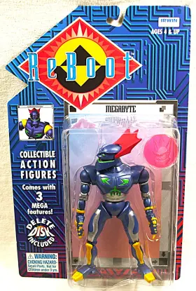 30014 Irwin Vintage 1995 Reboot Megabyte Action Figure #30014 L K