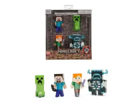 253262001 Jada Minecraft 2.5 Inch Figure 4 Pack