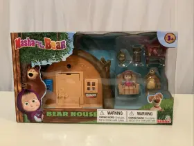 109301632 Jada Toys 006592916329 Masha And The Bear- Bear S House Toy Playset-jada Toys-sealed New