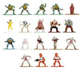 Jada Toys 051791731215 Tmnt 1.65 Inch 18-pack Wave 2 Die-cast Figures Nano Metalfigs Series