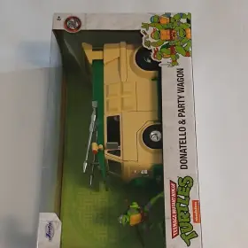 1823118314 Jada Toys Teenage Mutant Ninja Turtles Donatello Party Wagon Playset Boxed