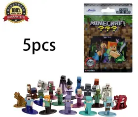 30770 Jada Toys Minecraft Blind Bag Nano Metal Fig Die-cast Mini Figures - Random 5pack